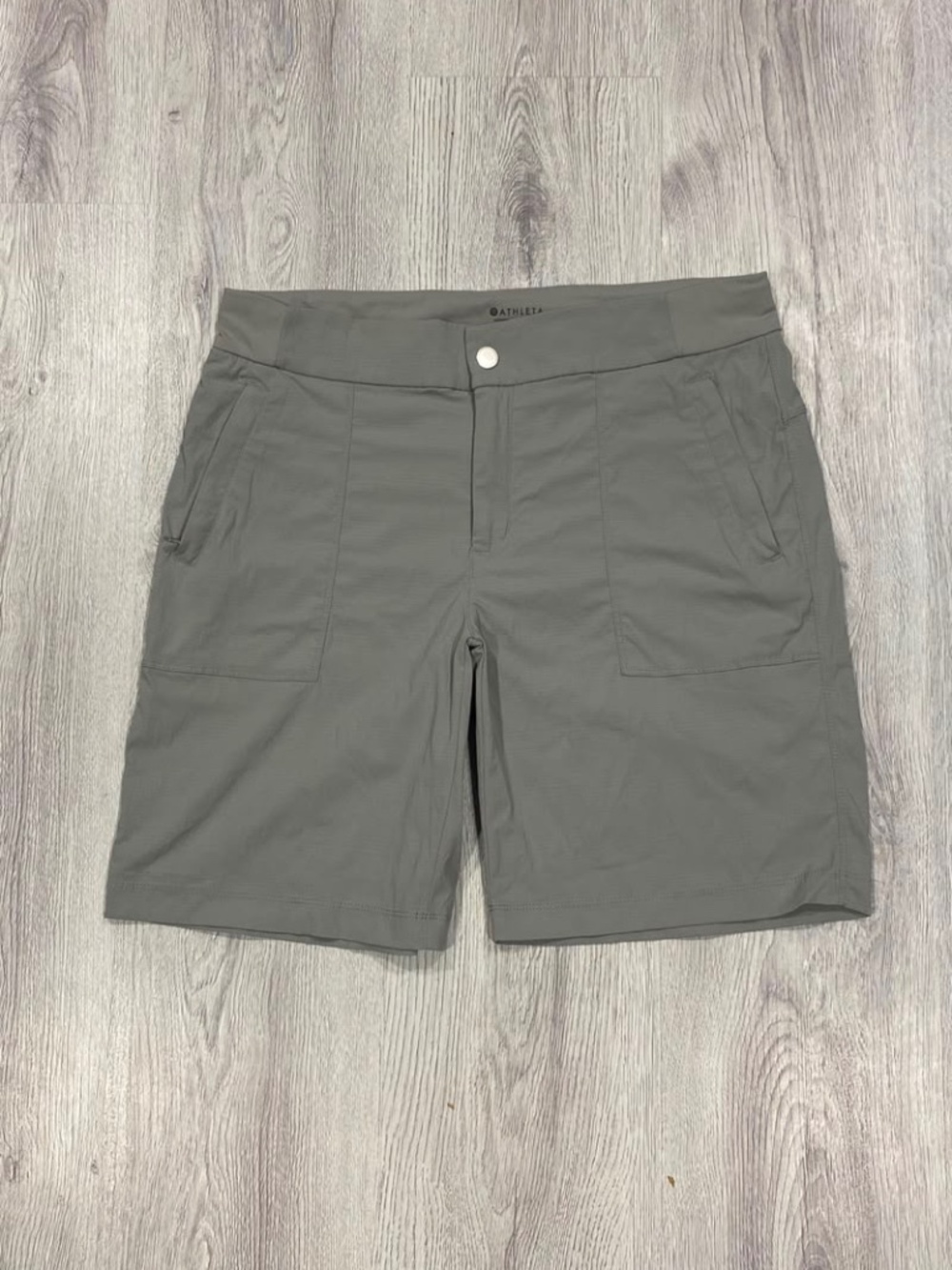 Athleta Women's Gray Hiking Trail Utility Shorts Size 12